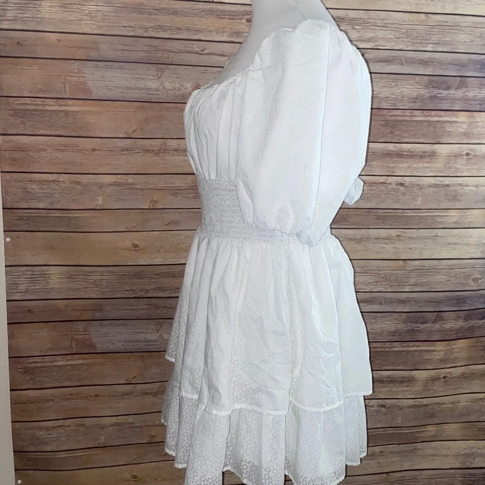 NWOT LuLus  Lined Dress With Smocking Detail - Picture 4 of 7